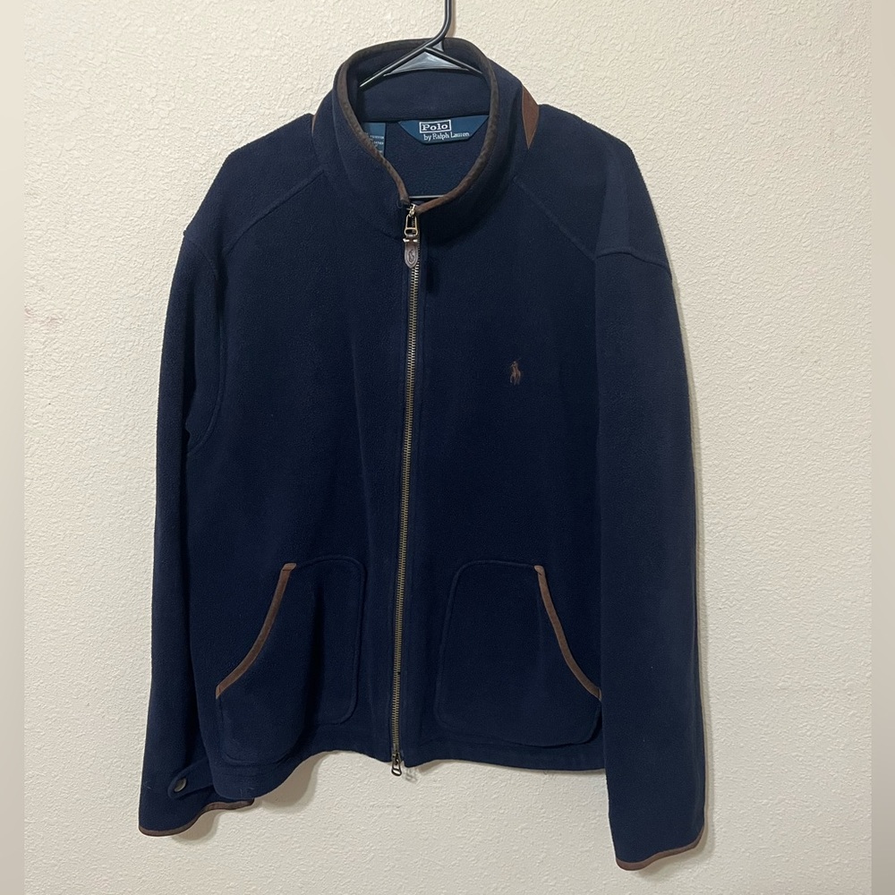 Polo by Ralph Lauren Vintage Fleece Men’s Long Sleeve Zip Up Jacket